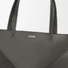 Bolso tote Puzzle Fold XL en piel de becerro brillante