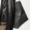 Bolso tote Puzzle Fold XL en piel de becerro brillante