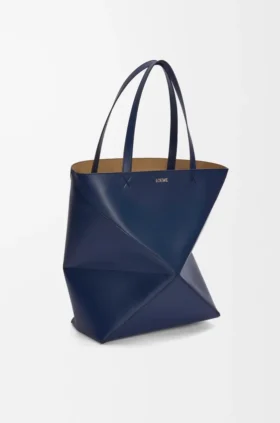 Bolso tote Puzzle Fold XL en piel de becerro brillante