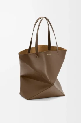 Bolso tote Puzzle Fold XL en piel de becerro brillante