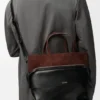 Bolso tote Switch pequeño en piel de becerro con efecto papel y gamuza Bolso tote Switch pequeño en piel de becerro con efecto papel y gamuza
