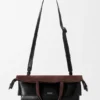 Bolso tote Switch pequeño en piel de becerro con efecto papel y gamuza Bolso tote Switch pequeño en piel de becerro con efecto papel y gamuza