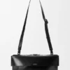 Bolso tote Switch pequeño en piel de becerro con efecto papel y gamuza Bolso tote Switch pequeño en piel de becerro con efecto papel y gamuza