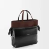 Bolso tote Switch pequeño en piel de becerro con efecto papel y gamuza Bolso tote Switch pequeño en piel de becerro con efecto papel y gamuza