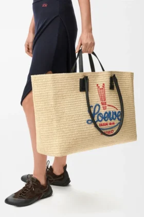 Bolso Tote Verano XL de rafia