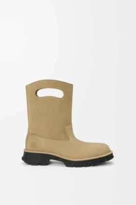 Bota Bobby en piel de becerro dividida encerada Bota Bobby en piel de becerro dividida encerada