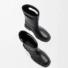 Botas Bobby en piel de becerro granulada curtida al vegetal Botas Bobby en piel de becerro granulada curtida al vegetal