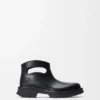 Botines Bobby de piel de becerro curtida al vegetal
