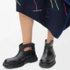 Botines Bobby de piel de becerro curtida al vegetal