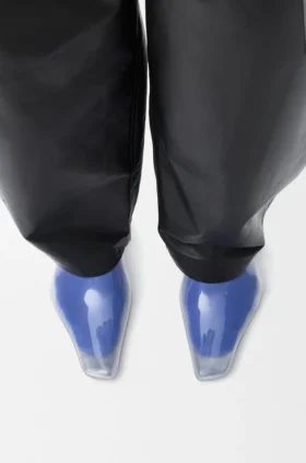 Botines Emily Aqua de PVC