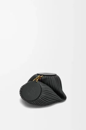 Bracelet Pouch de napa de cordero plisada