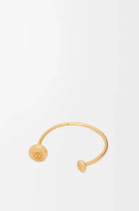 Brazalete «Anagram Pebble» en plata de ley