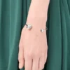 Brazalete «Anagram Pebble» en plata de ley Brazalete «Anagram Pebble» en plata de ley