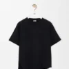 Camisa asimétrica de mezcla de algodón
