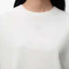 Camisa asimétrica de mezcla de algodón