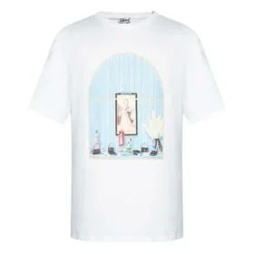 Camisa de manga corta para hombre loewe AW19 Painting, color blanco, H6299720Si
