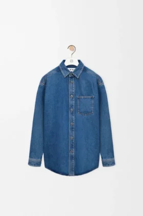 Camisa oversize Anagram en denim