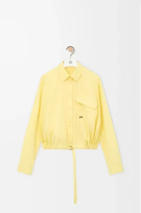 Camisas con cinturón de algodón
