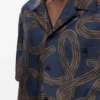 Camisas de manga corta de seda Camisas de manga corta de seda