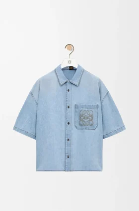Camisas de manga corta en denim