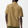 Camisas de manga corta en piel de cabra de gamuza