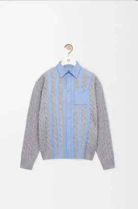 Camisas híbridas de algodón y lana