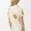 Camiseta adornada de algodón