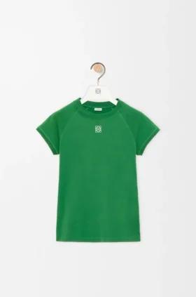 Camiseta de corte ajustado en mezcla de algodón