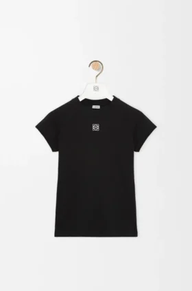 Camiseta de corte ajustado en mezcla de algodón