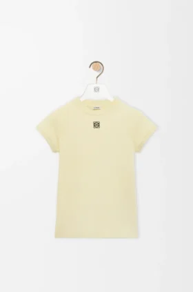 Camiseta de corte ajustado en mezcla de algodón