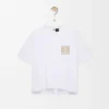 Camiseta de corte cuadrado en algodón