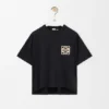 Camiseta de corte cuadrado en algodón