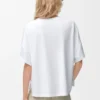 Camiseta de corte cuadrado en algodón