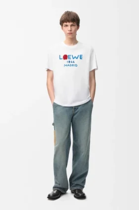Camiseta de corte holgado en algodón