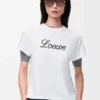 Camiseta de corte holgado en algodón
