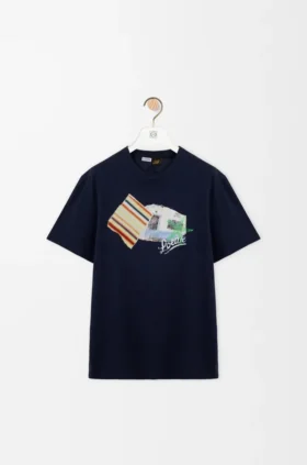 Camiseta de corte holgado en algodón técnico