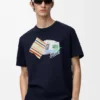 Camiseta de corte holgado en algodón técnico
