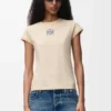 Camiseta de corte pequeño en algodón Camiseta de corte pequeño en algodón