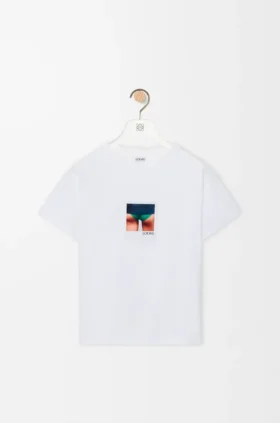 Camiseta de corte regular en algodón
