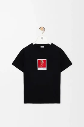 Camiseta de corte regular en algodón