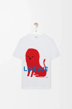 Camiseta de corte regular en algodón