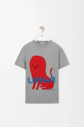 Camiseta de corte regular en algodón