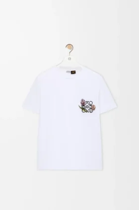Camiseta de corte regular en algodón