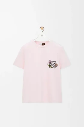 Camiseta de corte regular en algodón