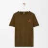 Camiseta de corte regular en algodón