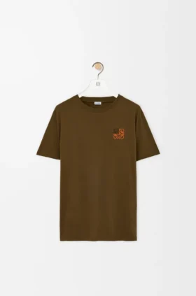 Camiseta de corte regular en algodón