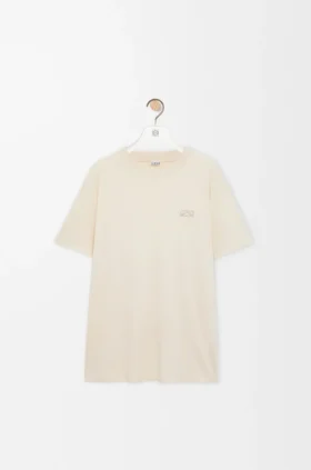 Camiseta de corte regular en algodón