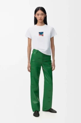 Camiseta de corte regular en algodón
