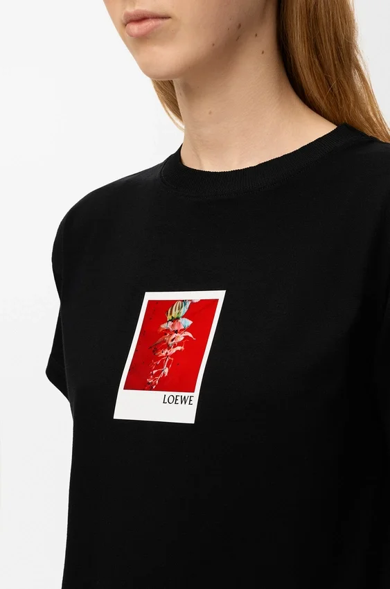 Camiseta de corte regular en algodón Camiseta de corte regular en algodón