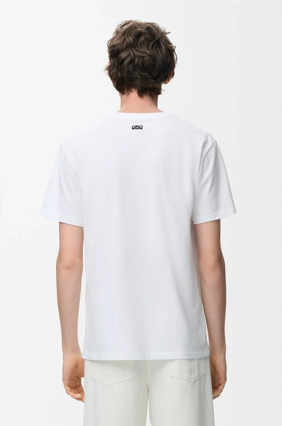 Camiseta de corte regular en algodón Camiseta de corte regular en algodón